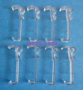 8 PCS 2 1/2 Inch Valance Clips For Horizontal Faux & Wood Blinds Parts 2.5 - Picture 1 of 3