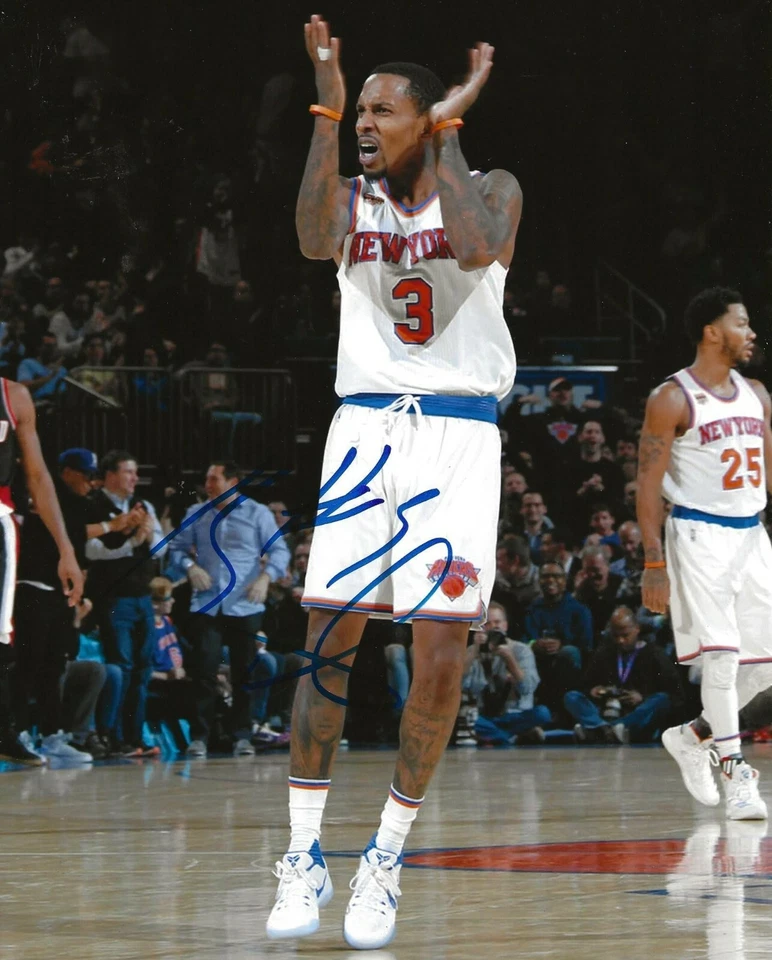 Brandon Jennings signed New York Knicks 8x10 photo autographed - Image 1 of 1