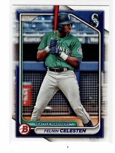Felnin Celesten Seattle Mariners 2024 Bowman prospect - Picture 1 of 2