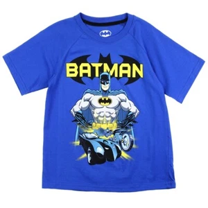 DC Comics ☆ Little Boys' Batman Basic Raglan T-Shirt ☆ Sizes 4-7 - Picture 1 of 1