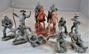 Juguete Soldados de San Diego TSSD Artillería Confederada Caballería Herido Set 12 - Imagen 1 de 6