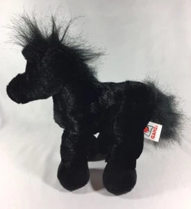 Webkinz schwarzer Hengst Pferd Plüschtier Stofftier HM145 Ganz OHNE CODE 8 Zoll - Bild 1 von 9