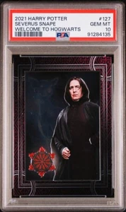 PSA 10 SEVERUS SNAPE #127 WELCOME TO HOGWARTS HARRY POTTER ENGLISH 2021! - Bild 1 von 4