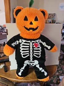 Build a Bear Jack O Lantern Pumpkin Bear Halloween - Picture 1 of 9