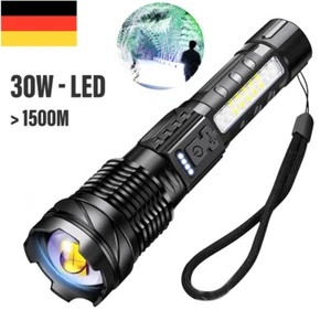 99000000 LM Torcia LED 5000Metri Zoom Torcia Tattica Lavoro USB ITA - Foto 1 di 18