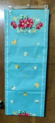 Table Runner Pioneer Woman Teal Floral Reversible Fabric 14" X 71" - Image 1 of 4