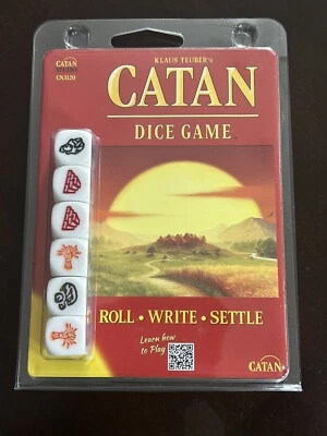 Travel Settlers of CATAN Dice Game #3120 Klaus Teuber Mayfair Games NEW - Image 1 of 3