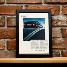 Originales Porsche 944 Tubro Poster/ Reklame 1989