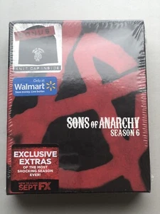 Sons of Anarchy: Season 6 (Blu-ray,5 Disc,2013) Walmart Exclusive, Knit Cap OOP - Picture 1 of 6