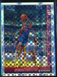 Richard Hamilton 2005-06 Bowman Chrome X-Fractor Parallel SP 70/150 #21 Pistons