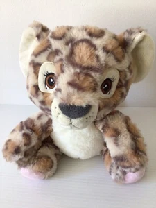 Leopard Plush Adoptable World Keel Eco Toys Soft Toy 25cm sitting 100% Recycled - Picture 1 of 14