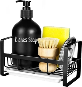 Sponge Holder for Kitchen Sink- Stainless Steel Kitchen Sink Caddy for Organizin - Picture 1 of 7
