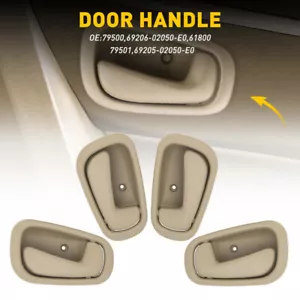 For 1998 1999 2000 2001 2002 Toyota Corolla Front Door Handle Inside Interior 4X - Foto 1 di 12