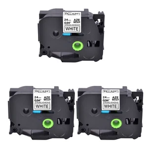 3PK Compatible with Brother P-Touch TZ TZe-S251 Strength Tape Black/White 24mm - Picture 1 of 4