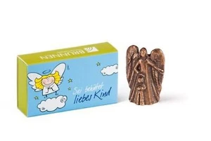 Engelfigur aus Bronze in Geschenkverpackung Sei behütet liebes Kind - Bild 1 von 1