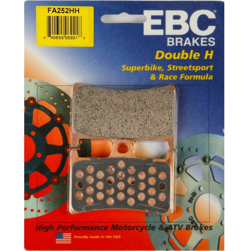 EBC Sintered Double H Front Brake Pads Yamaha FJ-09, FJR1300, FZ 07 - Image 1 of 1