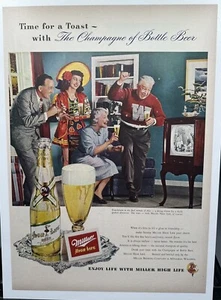 1948 publicidad vintage - Miller High Life - Imagen 1 de 1