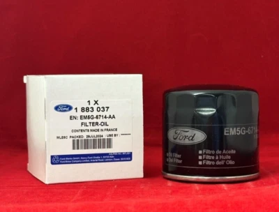 Genuine Ford Fiesta ST MK7 1.6 EcoBoost ST180 Oil Filter 1883037 - Image 1 of 2