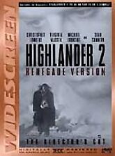 Highlander 2: The Quickening (Dvd, 1998, Renegade Version Directors Cut.