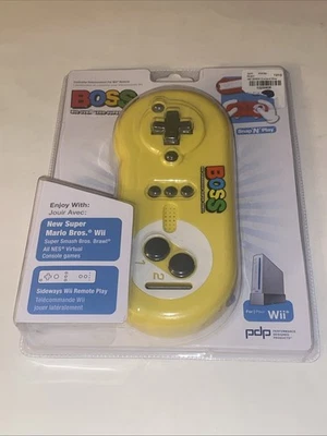 Controlador Nintendo Wii PDP BOSS Super Shell Amarillo Gran Tamaño Nuevo/Sellado Foto 1 de 4