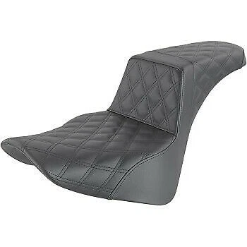 (OPEN BOX)  SADDLEMEN 0802-1404 818-33-175 Step Up Seat - Full Lattice Stitched - Image 1 of 3
