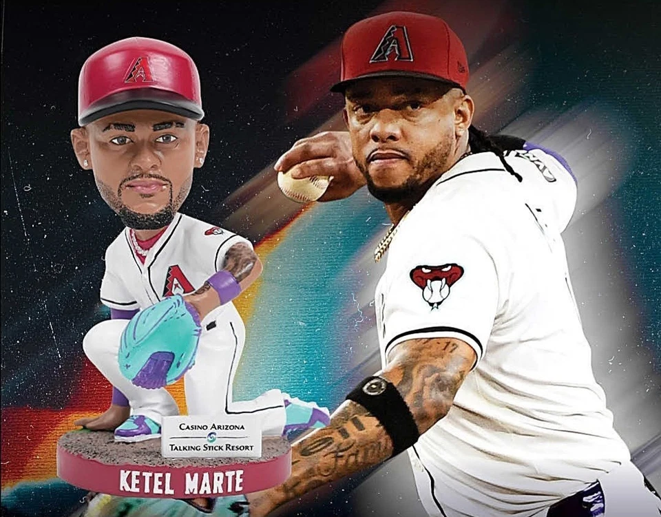 NEW in the BOX - Ketel Marte 2025 Arizona Diamondbacks SGA Bobblehead - Image 1 of 1