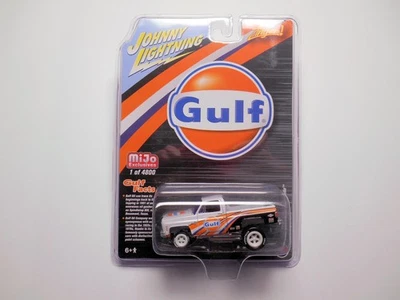 MIJO EXCLUSIVO GULF ZINGERS 1980 CHEVY SILVERADO PICKUP JOHNNY WHITE LIGHTNING Foto 1 de 4