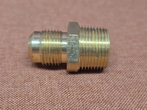10 Stück 5/8 Zoll Flare x 3/4 Zoll MIP Adapter Messing Fitting NEU - Bild 1 von 3