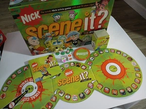 SCENE IT Nickelodeon Trivia DVD Board Game 2006 100% Complete FAST SHIPPING! - Picture 1 of 10