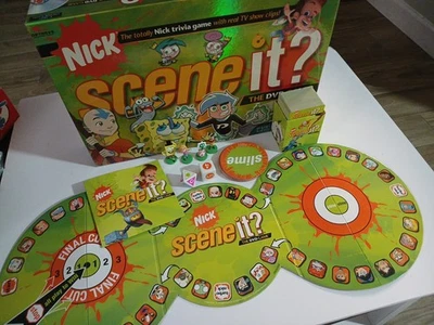 SCENE IT Nickelodeon Trivia DVD Board Game 2006 100% Complete FAST SHIPPING! - Image 1 of 4