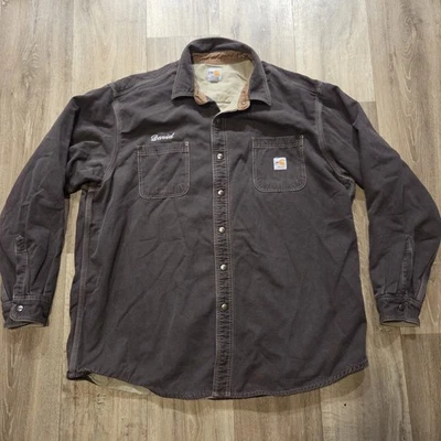 Chaqueta Carhartt FR Para Hombres 2XL Lona Snap Shacket CAT 3 - PERSONALIZADA - DAVID Foto 1 de 4