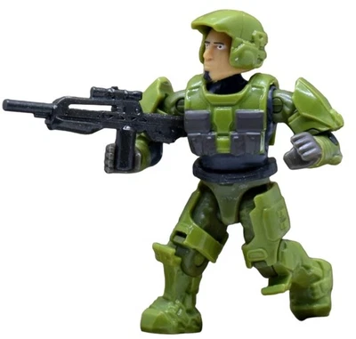 NUEVO Halo Mega Construx UNSC Verde Marino Mini Figura Universo Serie 1 Sellado Foto 1 de 4