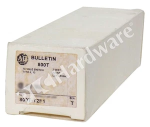 Surplus Open Allen Bradley 800T-T2F1 /T 30.5mm Two Way Maintained Toggle Switch - Picture 1 of 8