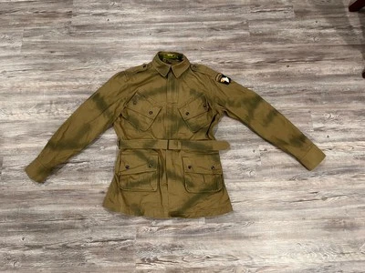 CHAQUETA DE SALTO M1942 M42 EJÉRCITO DE EE. UU. SEGUNDA GUERRA MUNDIAL - 38R 101º PARATROOPER de infantería aerotransportada Foto 1 de 4