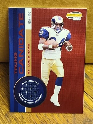 Trung Canidate 2001 Invincible Game Worn Jersey Card #199 Serial #054/750-Loc265 - Image 1 of 3