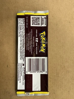HERSHEY'S POKEMON COLLAB BARRA DE CHOCOLATE PIKACHU #4 NUEVO Foto 1 de 2