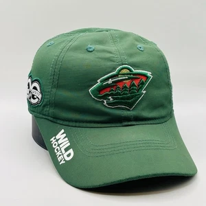 Minnesota Wild Mütze Kappe Strapback verstellbar Adidas NHL 100 Jahre Hockey - Bild 1 von 6