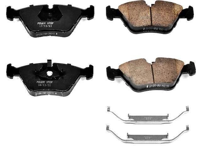 Juego de pastillas de freno delanteras para BMW 735iL 1988-1992 1989 1990 1991 DM992VV Foto 1 de 1