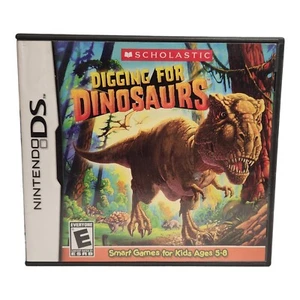 Nintendo DS Scholastic Digging For Dinosaurs Original Case Manual Game Complete - Picture 1 of 14
