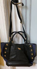 Emma Fox Leather Handbag/ Shoulder Black/ Blue/ Beige  double handle bag
