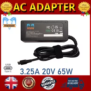 Powergoat Replacement Power Supply Unit 65W USB-C 20V 3.25A Type-C Charger - Picture 1 of 9