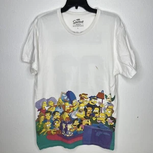 Camiseta Elenco Los Simpson ELEVENPARIS Mate Groening NÚMERO 03 Eleven París RARA - Imagen 1 de 6