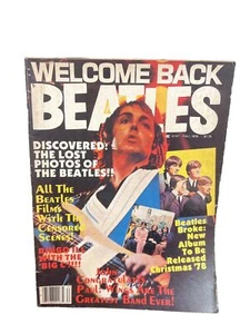“Welcome Back Beatles” Fall 1978 Magazine. The Lost Photos Of The Beatles - Picture 1 of 11