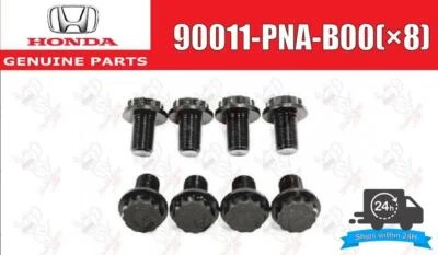 HONDA ACURA GENUINE CIVIC SI RSX K20 K24 FLYWHEEL BOLT SET OEM - Imagem 1 de 4