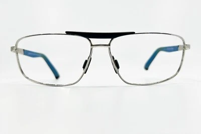 Maui Jim Sunglasses Frame MJ-271-17M Keanu Silver Black Blue Pilot 64-15-130 Foto 1 de 4