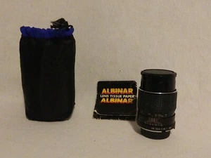 Super Albinar f=135mm 1:2.8 Coated Auto Lens  w/Front/Rear Caps & Carrying Bag - Picture 1 of 13