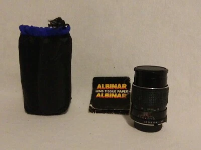 Super Albinar f=135mm 1:2.8 Coated Auto Lens  w/Front/Rear Caps & Carrying Bag - Image 1 of 4