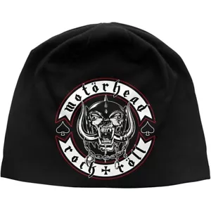 MOTORHEAD BIKER BADGE LEICHTE BEANIE MÜTZE OFFIZIELL LIZENZARTIKEL - Bild 1 von 7