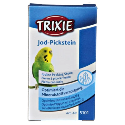 6 x Trixie Jod-Pickstein 20 g Vogel Wellensittich Sittich Kanarien* - Bild 1 von 4
