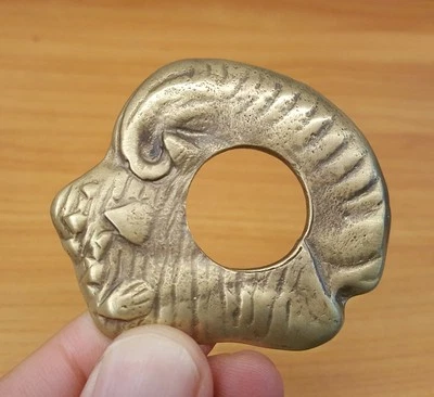 Brass Garden BASE NAUTILUS SHELL Figurine Water Tap Faucet Vintages Home Decor - image 1 of 4